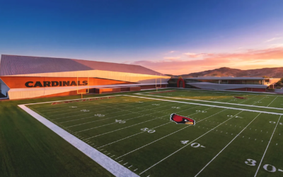 Rendering of the Arizona Cardinals headquarters and outdoor practice fields